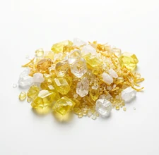 Citric acid photographed on its own